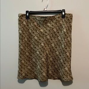 Banana Republic Tan Knee-Length Pencil Skirt